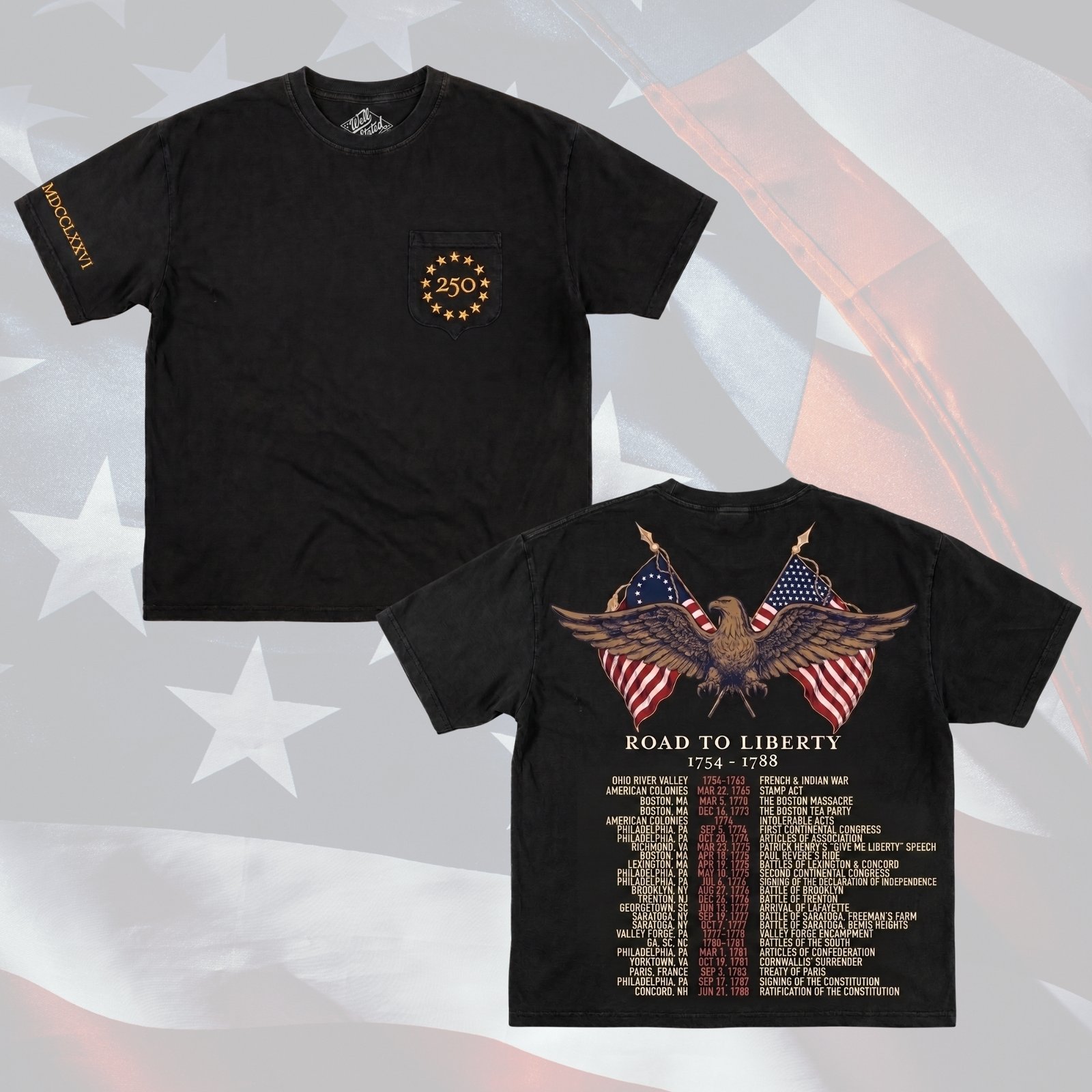 America 250 T-Shirt - Image 2